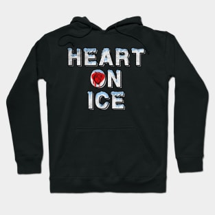 heart on ice Hoodie